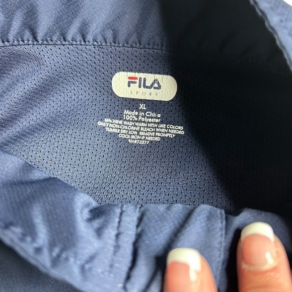Fila Sport Women’s Lightweight Track Windbreaker Jacket Sz XL - Picture 5 of 11